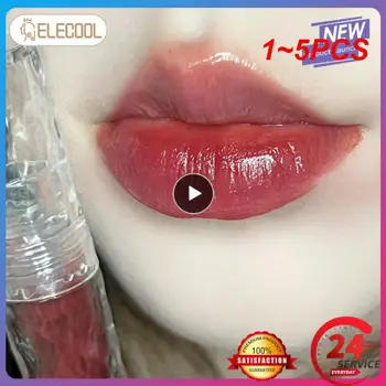 1-5 шт. Блеск для губ Ice Mountain Crystal Jelly Lip Glaze Прозрачное масло для губ Увлажняющая водостойкая жидкая помада для губ Косметика