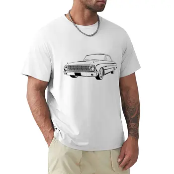 1963 Ford Falcon Sprint Винтажный Классический автомобиль Мужская футболка Футболка Художественная футболка индивидуальные футболки мужская футболка