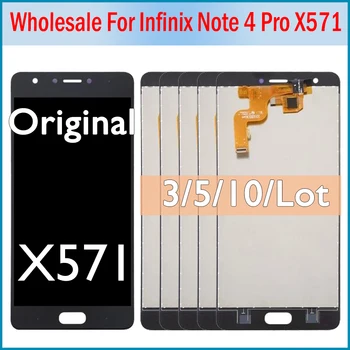3/5/10 шт. ЖК-дисплей Для Infinix Note 4 Pro X571 ЖК-дисплей С Сенсорным Цифровым Экраном В Сборе Для Infinix Note 4 Pro X571 Дисплей