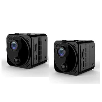 4K Мини WiFi камера-няня со встроенным аккумулятором, сигнализация обнаружения движения, камера наблюдения