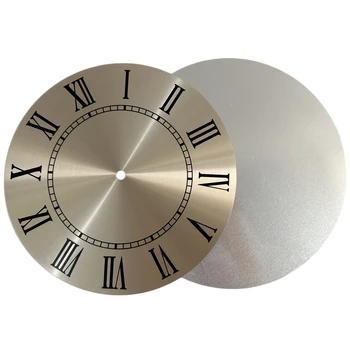 9,5 Дюймов 243 мм Алюминиевый металлический циферблат настенных часов Замена римской цифры для больших настенных часов Украшение дома