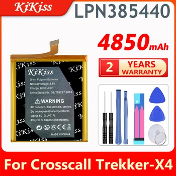  KiKiss LPN385440 Сменный аккумулятор для мобильного телефона Crosscall Trekker-X4 с аккумулятором литиевой запасной батареи