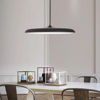 UFO Металлический Светодиодный подвесной светильник Современного художественного дизайна Подвесной Круглый Внутренний подвесной светильник Nordic Kitchen Dining Living Room Home Decor