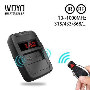 WOYO 10-1000 МГц Частотный Тестер Автомобильных ключей, Инструмент для проверки Клонирования двери, Диагностика Всех Типов ИК-радиочастотных Пультов дистанционного управления