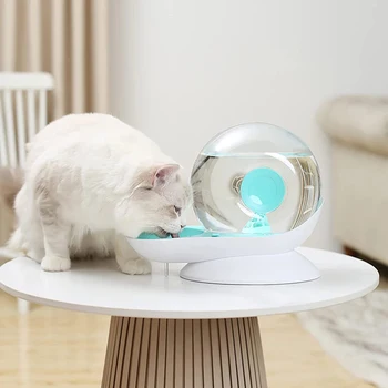 Автофильтр для кошачьего фонтана Электрическая миска для собак 2,8 л с рециркуляционной фильтрацией, поилка для поения домашних животных