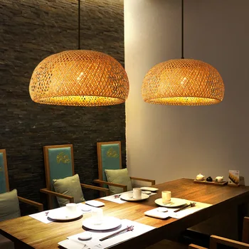 Бамбуковая люстра Zen Tea Room, фонарь ручной работы, ресторан, отель с проживанием в семье, Ресторан Hot Pot, Бамбуковые лампы