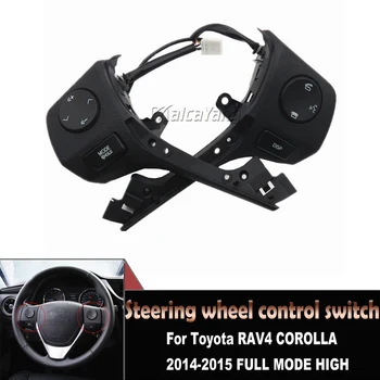 Для TOYOTA Corolla RAV4 2014 2015 Автомобильный Стайлинг 84250-02560 Кнопки Bluetooth Телефон Кнопка Управления Аудиосистемой Рулевого колеса 84250-02560