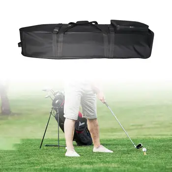 Дорожная сумка для гольфа для авиакомпаний со стабилизирующими ремнями 900D Oxford, сверхпрочная, водонепроницаемая, складная, утолщенная дорожная сумка для гольфа