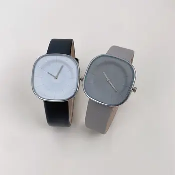 Женские часы Модные кварцевые наручные часы Премиум-класса с квадратным корейским простым дизайном Модные Роскошные наручные часы на ремне для женщин и девочек