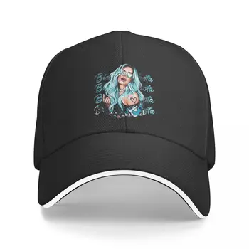Кароль Джи С голубыми волосами, бейсболки Bichota, Винтажные сэндвич-шляпы для мужчин, Женские головные уборы из полиэстера для гольфа