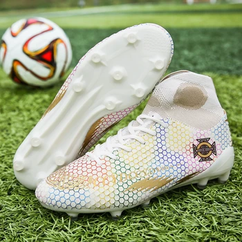 Качественная футбольная обувь Бутсы Mbappé Прочные легкие удобные футбольные бутсы Уличные кроссовки с шипами для мини-футбола Оптом