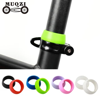 Кольцо для подседельного штыря велосипеда MUQZI Пылезащитный чехол Силиконовый Для 25.4/27.2/30.4/30.8/31.6 Пылезащитное Силиконовое Защитное кольцо для подседельного штыря велосипеда