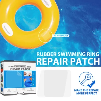 Комплект для ремонта накладок для бассейна - 30 штук, для ремонта накладок для бассейна для плавательного кольца для бассейна