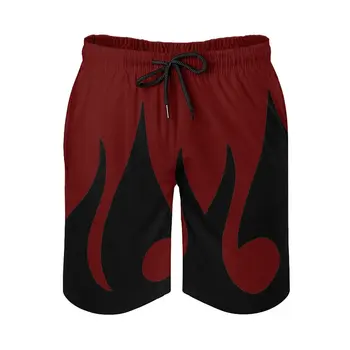 Королевский баннер Fire Nation Аниме с пляжной графикой, Регулируемый шнурок, Дышащие быстросохнущие мужские пляжные шорты свободного кроя, стрейч M