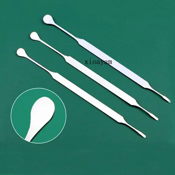 Косметические косметические инструменты для офтальмологии носа, двуглавый шпатель для снятия среза с носа, офтальмологический инструмент, размер