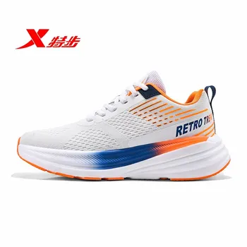 Кроссовки XTEP для бега, мужские легкие кроссовки для марафона с мягкой подошвой, легкие сетчатые кроссовки для бега