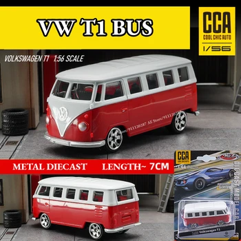 Масштаб 1/64 Мини-модель автомобиля VW T1 BUS BEETLE, точная копия металлического миниатюрного художественного автомобиля, отлитая под заказ Подарочная игрушка для малыша-бойфренда