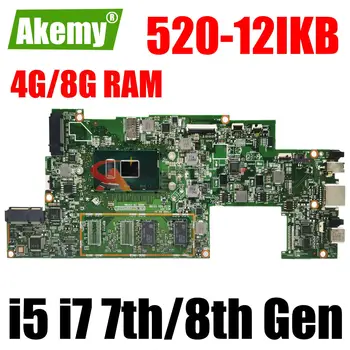 Материнская плата 520-12IKB для Lenovo MIIX 520-12IKB Планшетный Ноутбук Материнская плата с процессором I3 I5 I7 4G 8G RAM 100% Тест В порядке