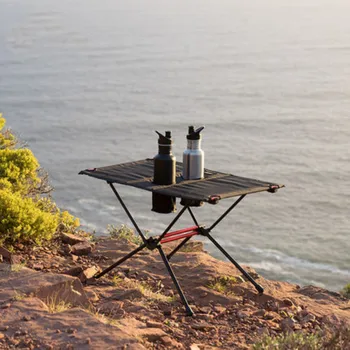 Многофункциональный походный портативный складной стол из алюминиевого сплава для барбекю на открытом воздухе