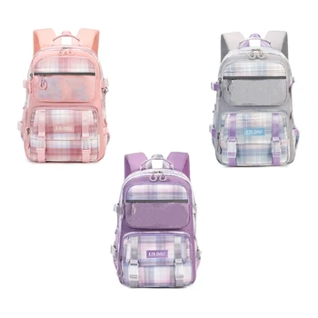 Модная и функциональная нейлоновая сумка для книг для девочек-подростков и учащихся начальной школы, рюкзак для ноутбука, дорожные школьные сумки