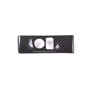 Накладка переключателя регулировки автомобильных фар из углеродного волокна для Nissan GTR R35 2008-2016 Аксессуары для интерьера (черный)