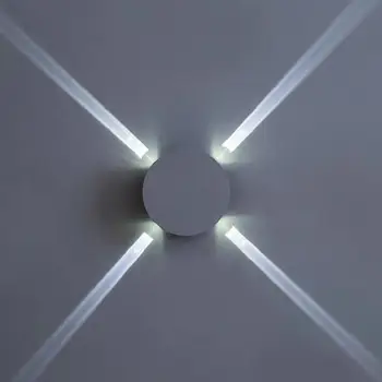 Настенный светильник Cross Starlight мощностью 4 Вт, современное домашнее освещение, алюминий для коридора