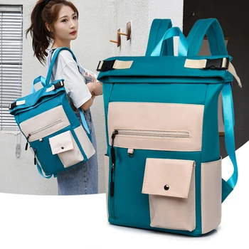Оксфордский водонепроницаемый женский рюкзак, брендовая дорожная сумка, сумка для ноутбука большой емкости, Модный женский рюкзак в стиле пэчворк