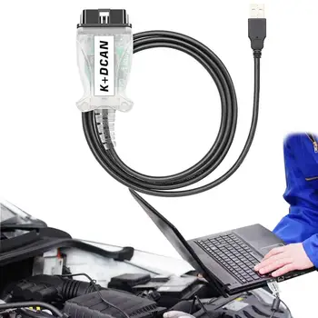 Профессиональный автомобильный диагностический кабель Интерфейс OBD2 USB С переключателем Инструмент для сканирования автомобильных данных Удобный в использовании чип FT245RL