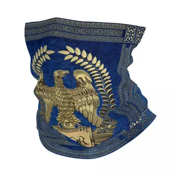 Римская империя Золотого орла-могильника шеи гетры Мужчины Женщины УФ-защита зимой Риме такое S. P. Q. R. бандана шарф для езды на велосипеде