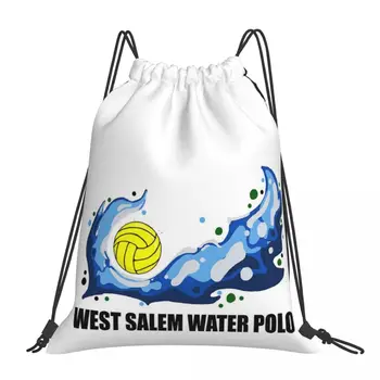 Рюкзак для водного поло West Salem Titans, портативная сумка на шнурке, сумка на шнурке, сумка для мелочей, сумка для книг для мужчин и женщин, школьная сумка
