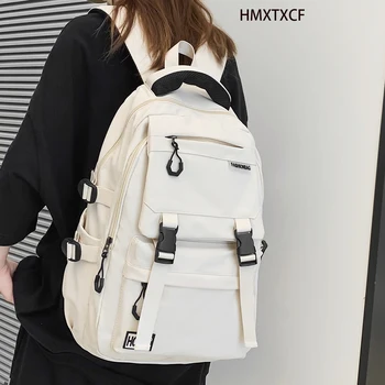 Рюкзак для студентов колледжа с несколькими карманами, женская школьная сумка для ноутбука большой емкости, модная нейлоновая женская дорожная сумка Kawaii для книг