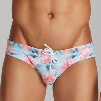 Сексуальный мужской купальник с низкой талией Maillot De Bain Boy, плавки из полиэстера, быстросохнущий майонез, спортивные купальники для пляжного серфинга