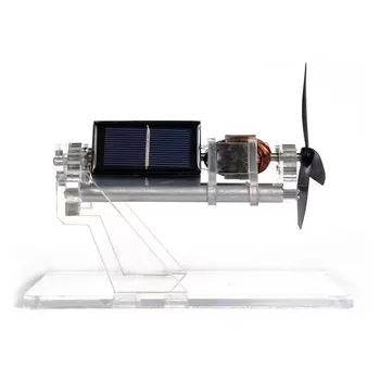 Солнечный двигатель с магнитной левитацией с двойным лезвием, солнечный двигатель с магнитной левитацией, дизайн с двумя валами, креативный подарок 