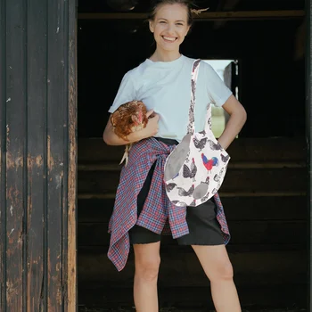 Сумка-слинг для переноски курицы, Переносная сумка для переноски цыплят, ручной держатель для ловли петухов из ткани