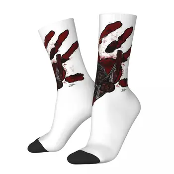 Счастливые забавные мужские компрессионные носки Harry Warden в ретро-стиле Harajuku My Bloody Valentine, уличный стиль, новинка, узор Crew Crazy Sock