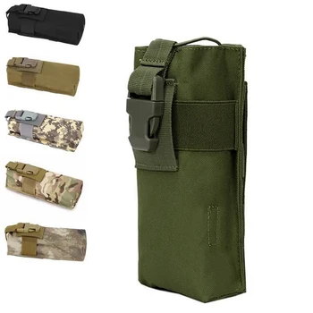 Тактическая сумка для чайника Molle для путешествий на открытом воздухе, военная сумка для бутылки с водой, сумка для держателя бутылки с водой для кемпинга, пешего туризма, охоты