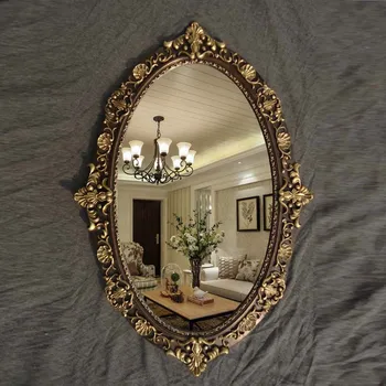Туалетное зеркало в скандинавском стиле Макраме Винтажное Эстетическое Декоративное зеркало для макияжа Украшение ванной комнаты Miroir Rond Дизайн дома Exsuryse
