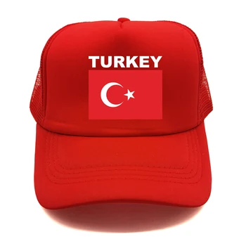 Турция Кепка Дальнобойщика Летняя Мужская Крутая Шляпа с флагом Страны Бейсболки Унисекс уличные сетчатые кепки
