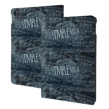 Чехол Simple Math для iPad 2022 10,5-10,2 дюймов с держателем для карандашей, искусственная кожа, тонкий, ударопрочный, автоматический режим ожидания