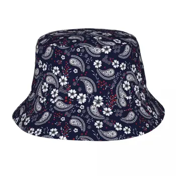 Шляпа с Пейсли, модная солнцезащитная кепка, уличная рыбацкая шляпа для женщин и мужчин, подростковые пляжные кепки, рыболовная кепка